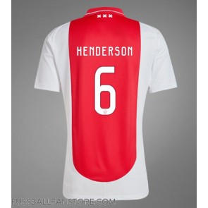 Ajax Jordan Henderson #6 Replik Heimtrikot 2024-25 Kurzarm